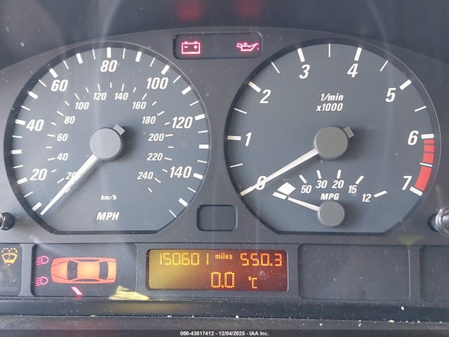 Aukcja sprzedaży 2002 Bmw 325ci, vin: WBABN334X2JW52807, numer aukcji: 43817412
