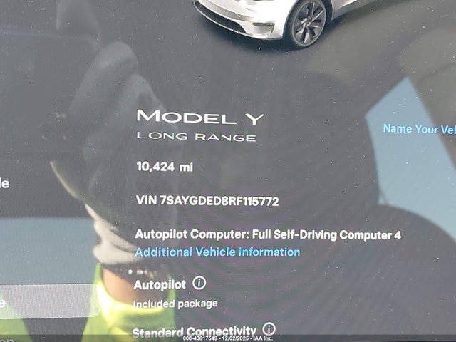 2024 TESLA MODEL Y 7SAYGDED8RF115772 Photo 6