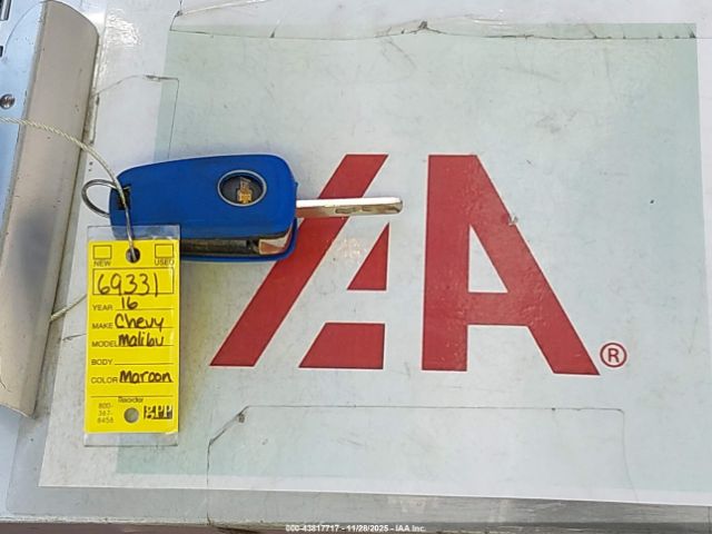 2016 CHEVROLET MALIBU LIMITED 1G11C5SA8GF144412 Photo 10