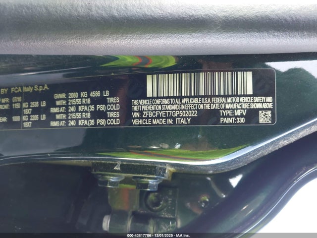 2016 FIAT 500X ZFBCFYET7GP502022 Photo 8