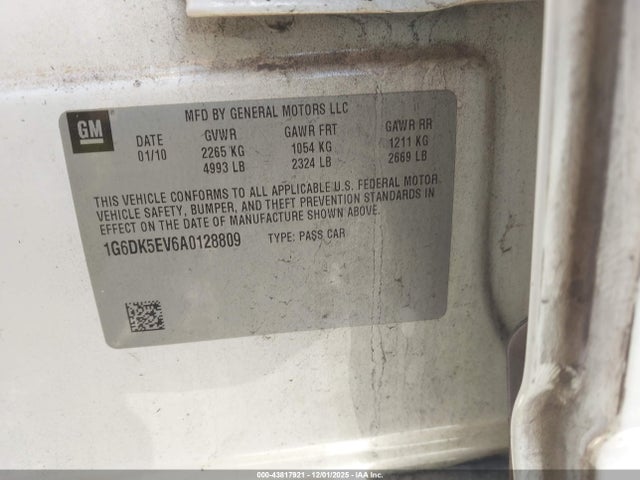 2010 CADILLAC CTS 1G6DK5EV6A0128809 Photo 8