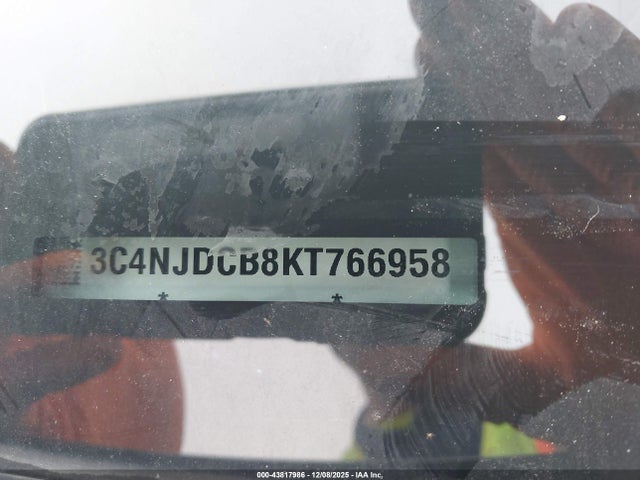 2019 Jeep Compass Limited 4x4 მანქანა იყიდება აუქციონზე, vin: 3C4NJDCB8KT766958, აუქციონის ნომერი: 43817986