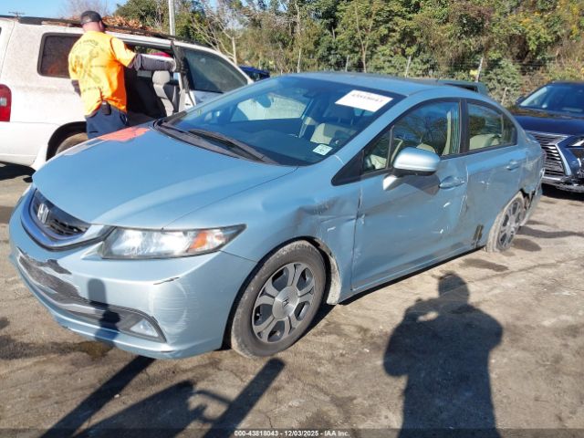 2014 HONDA CIVIC HYBRID 19XFB4F34EE201265 Photo 1