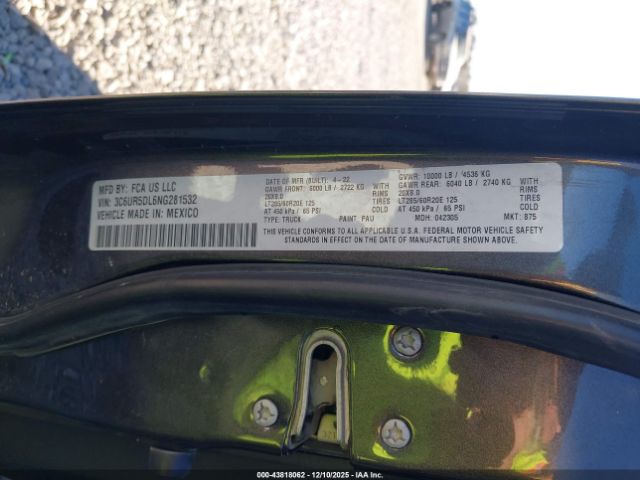 2022 RAM 2500 3C6UR5DL6NG281532 Photo 8