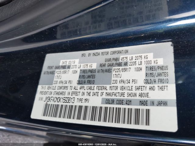 2019 MAZDA CX-5 JM3KFACM0K1593813 Photo 8