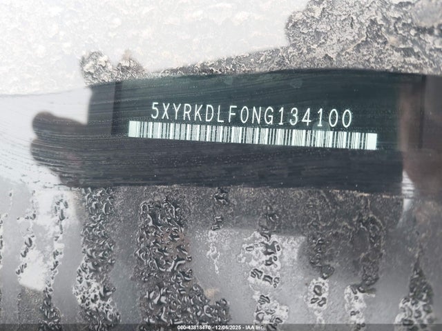 2022 Kia Sorento Sx მანქანა იყიდება აუქციონზე, vin: 5XYRKDLF0NG134100, აუქციონის ნომერი: 43818470