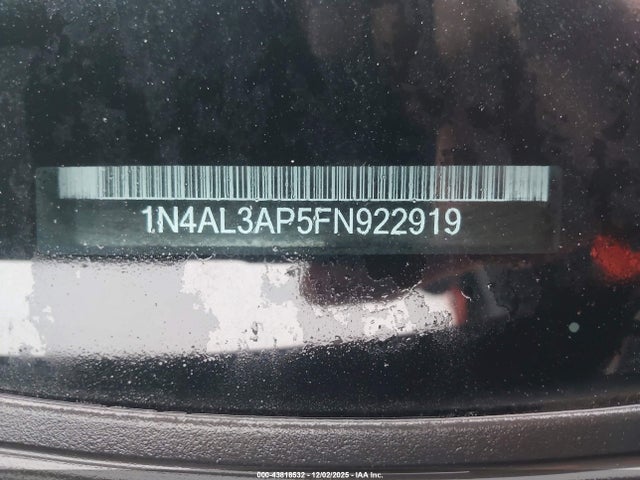1N4AL3AP5FN922919 Nissan Altima 2.5 S