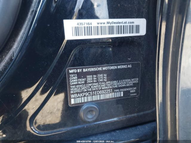 2014 BMW 550I WBAKP9C51ED692251 Photo 8