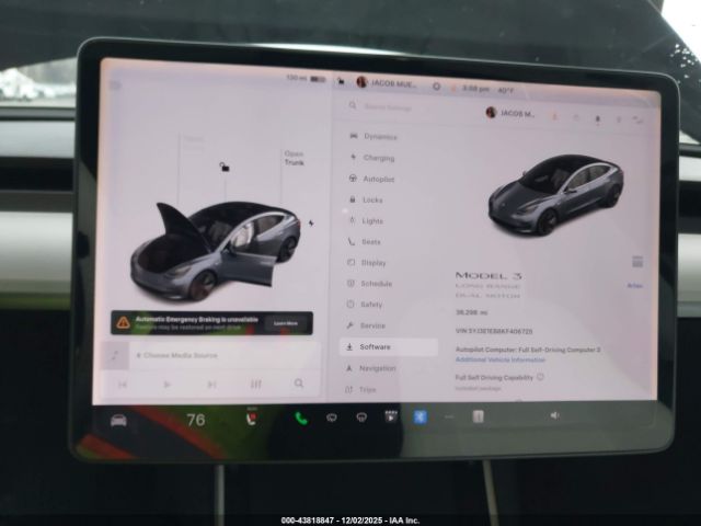 2019 TESLA MODEL 3 5YJ3E1EB8KF406725 Photo 6
