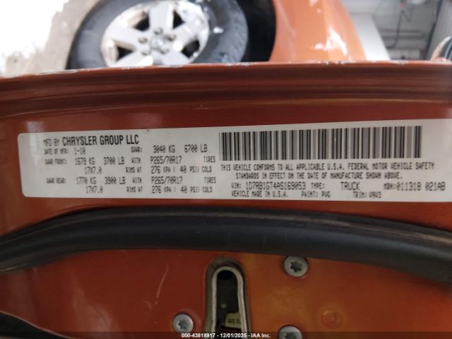 2010 DODGE RAM 1500 1D7RB1GT4AS169053 Photo 8