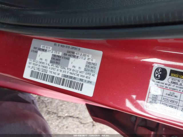 2018 MAZDA MAZDA6 JM1GL1VM9J1320582 Photo 8