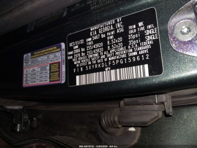 2023 KIA SORENTO 5XYRKDLF5PG159612 Photo 8