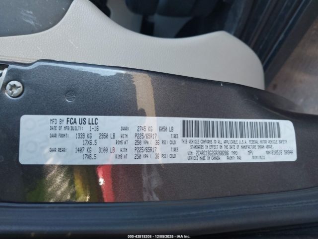 2016 CHRYSLER TOWN & COUNTRY 2C4RC1BG2GR268286 Photo 8