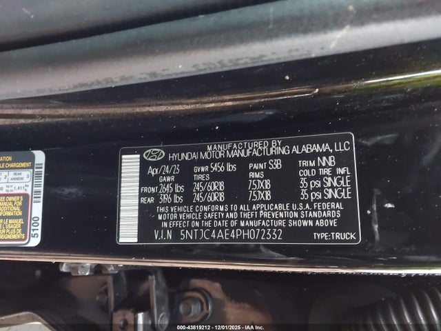 2023 HYUNDAI SANTA CRUZ 5NTJC4AE4PH072332 Photo 8