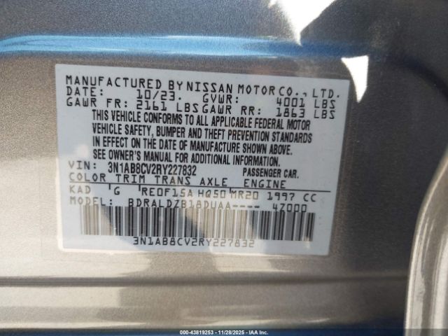 2024 NISSAN SENTRA 3N1AB8CV2RY227832 Photo 8