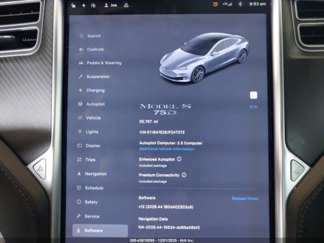 2018 TESLA MODEL S 5YJSA1E28JF247372 Photo 6