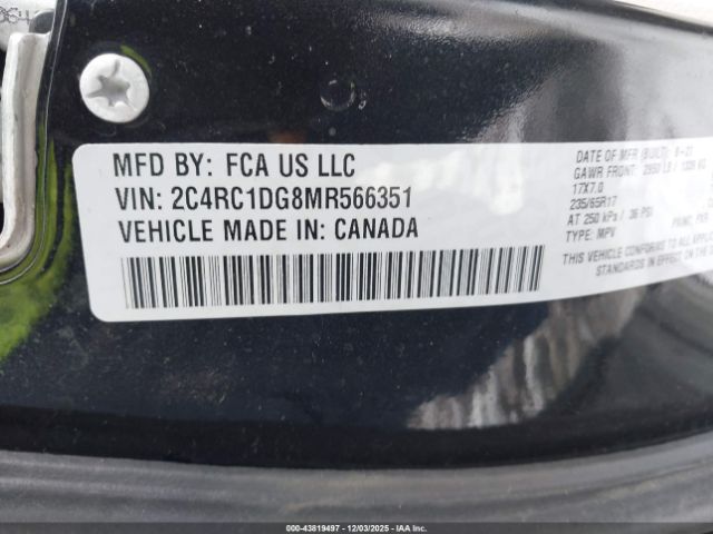 2021 CHRYSLER VOYAGER 2C4RC1DG8MR566351 Photo 8