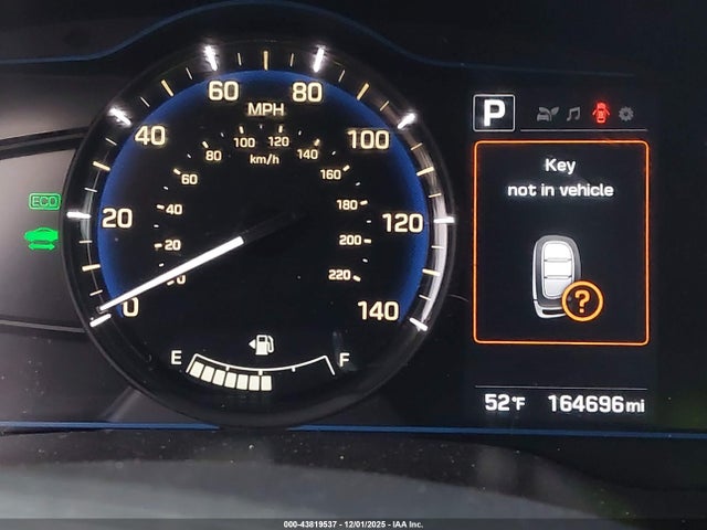 KMHC65LC8HU056864 Hyundai Ioniq Hybrid Blue