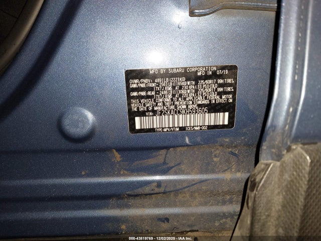 JF2SKACC9KH593605 Subaru Forester