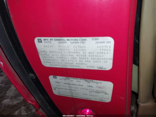 1988 CADILLAC ALLANTE 1G6VR3173JU102060 Photo 8