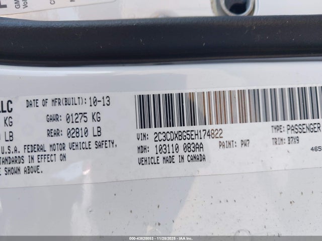 Dodge Charger Se 2014 2C3CDXBG5EH174822 Image 9
