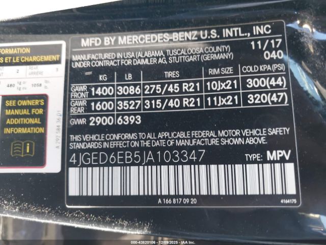 2018 MERCEDES-BENZ AMG GLE 43 COUPE 4JGED6EB5JA103347 Photo 8