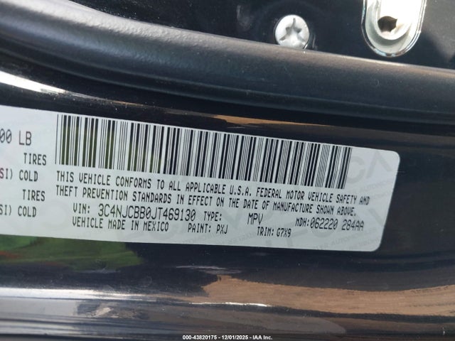 Jeep Compass Latitude Fwd 2018 3C4NJCBB0JT469130 Image 9