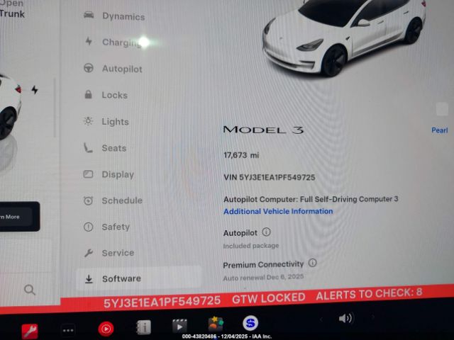 2023 TESLA MODEL 3 5YJ3E1EA1PF549725 Photo 6