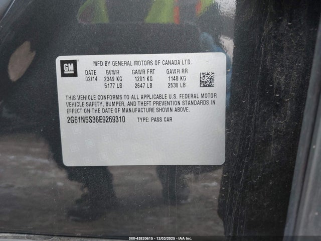 2014 CADILLAC XTS 2G61N5S36E9269310 Photo 8