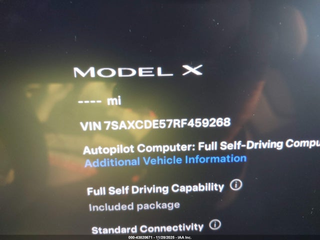 2024 TESLA MODEL X 7SAXCDE57RF459268 Photo 8