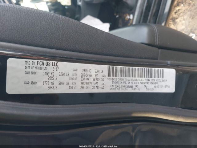 2017 DODGE DURANGO 1C4RDJDG4HC806068 Photo 8