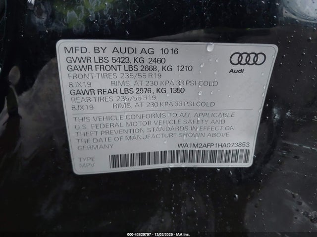 2017 AUDI Q5 WA1M2AFP1HA073853 Photo 8