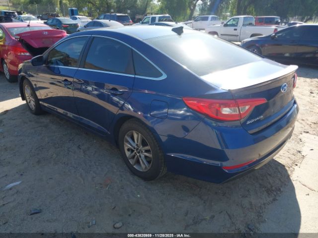 2017 HYUNDAI SONATA 5NPE24AF2HH468725 Photo 2