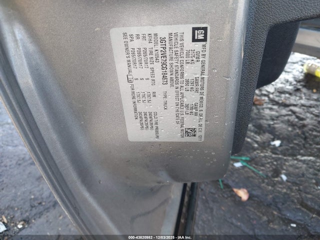 43820982 :رقم المزاد ، 3GTP2VE79CG184673 vin ، 2012 Gmc Sierra 1500 Sle مزاد بيع