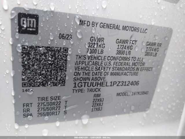 2023 GMC SIERRA 1500 1GTUUHEL1PZ312406 Photo 8