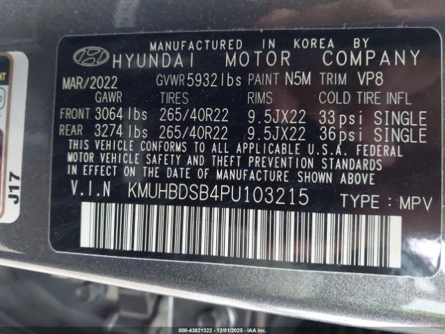 2023 GENESIS GV80 KMUHBDSB4PU103215 Photo 8