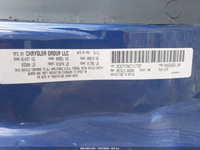 2012 FIAT 500 3C3CFFCR0CT117727 Photo 8