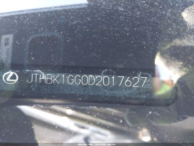 43821455 :رقم المزاد ، JTHBK1GG0D2017627 vin ، 2013 Lexus Es 350 مزاد بيع