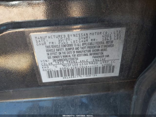 2020 NISSAN SENTRA 3N1AB8CV9LY308754 Photo 8