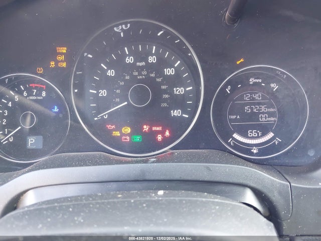 3CZRU5H73GM721358 Honda Hr-v Ex-l
