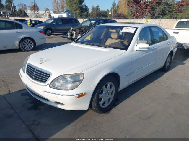 2001 MERCEDES-BENZ S 500 WDBNG75J41A169623