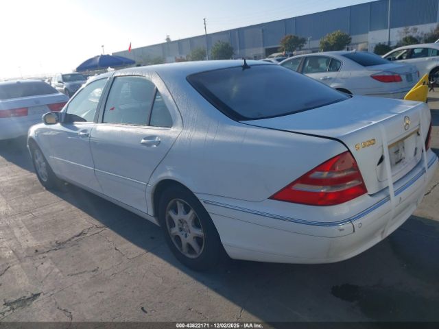 2001 MERCEDES-BENZ S 500 WDBNG75J41A169623 Photo 2