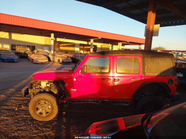 43822245 :رقم المزاد ، 1C4HJXDG3LW105049 vin ، 2020 Jeep Wrangler Unlimited Sport S 4x4 مزاد بيع