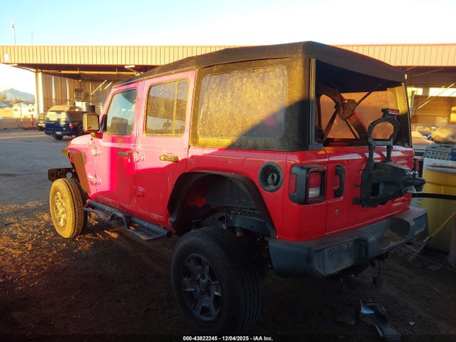 43822245 :رقم المزاد ، 1C4HJXDG3LW105049 vin ، 2020 Jeep Wrangler Unlimited Sport S 4x4 مزاد بيع