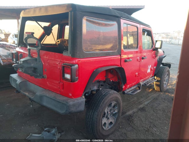 43822245 :رقم المزاد ، 1C4HJXDG3LW105049 vin ، 2020 Jeep Wrangler Unlimited Sport S 4x4 مزاد بيع