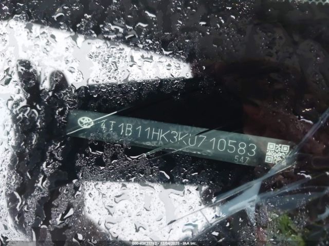 2019 TOYOTA CAMRY 4T1B11HK3KU710583 Photo 8