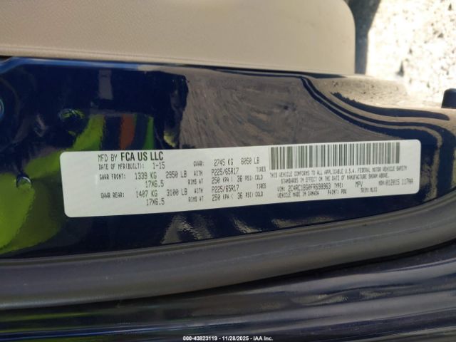 2015 CHRYSLER TOWN & COUNTRY 2C4RC1BG0FR698963 Photo 8