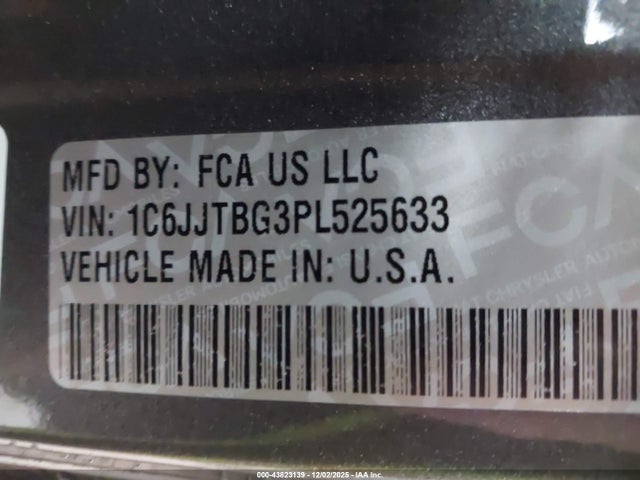 2023 JEEP GLADIATOR 1C6JJTBG3PL525633 Photo 8