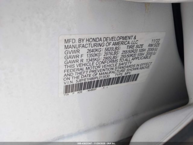 2023 ACURA MDX 5J8YE1H86PL013530 Photo 8