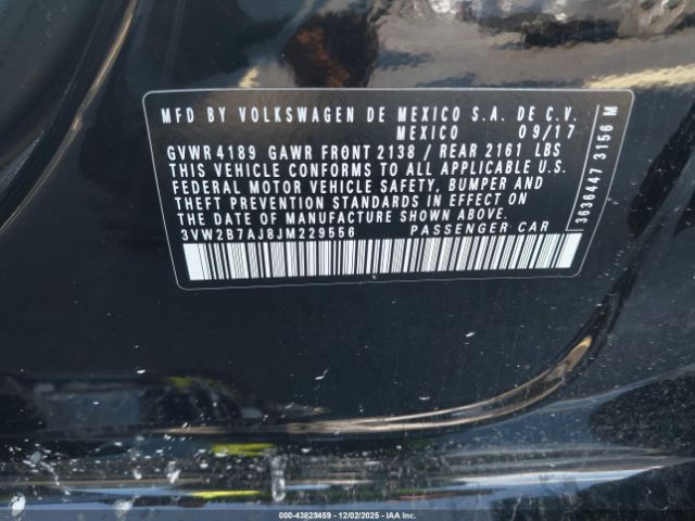 2018 VOLKSWAGEN JETTA 3VW2B7AJ8JM229556 Photo 8